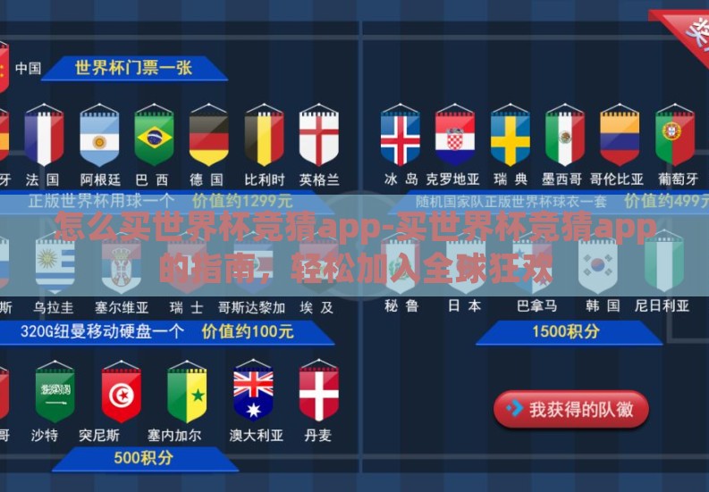 怎么买世界杯竞猜app-买世界杯竞猜app的指南，轻松加入全球狂欢