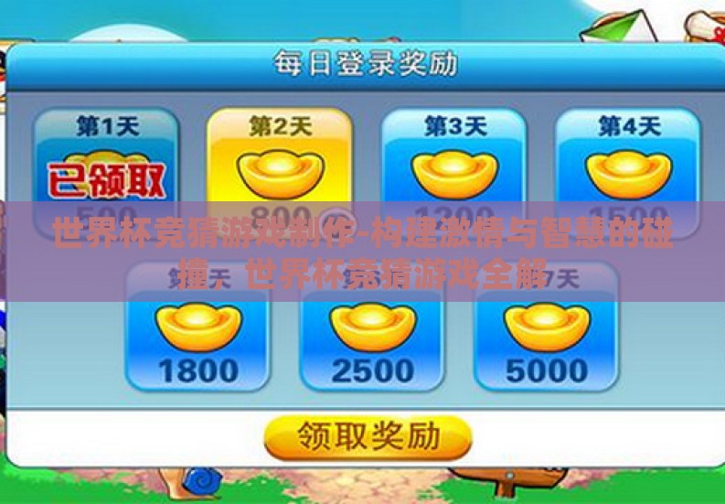 世界杯竞猜游戏制作-构建激情与智慧的碰撞,世界杯竞猜游戏全解 世界杯竞猜游戏制作-构建激情与智慧的碰撞,世界杯竞猜游戏全解