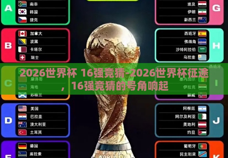 2026世界杯 16强竞猜-2026世界杯征途,16强竞猜的号角响起 2026世界杯 16强竞猜-2026世界杯征途,16强竞猜的号角响起
