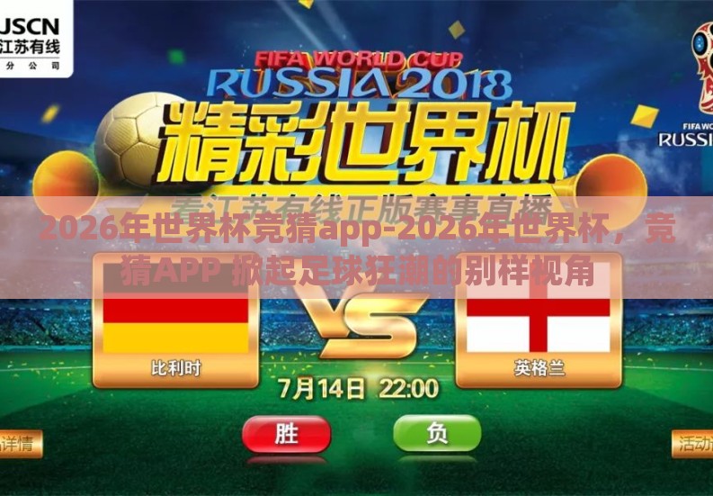 2026年世界杯竞猜app-2026年世界杯，竞猜APP 掀起足球狂潮的别样视角