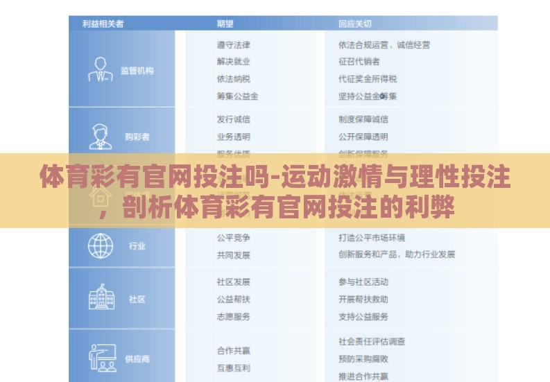 体育彩有官网投注吗-运动激情与理性投注，剖析体育彩有官网投注的利弊