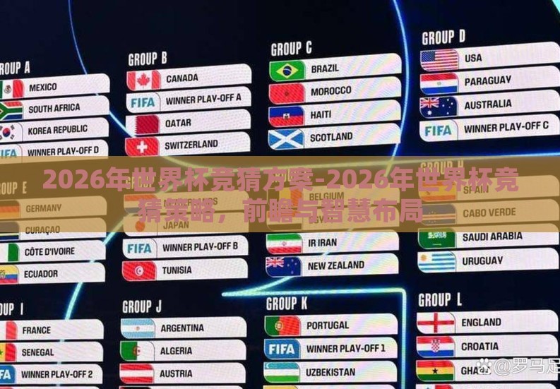 2026年世界杯竞猜方案-2026年世界杯竞猜策略，前瞻与智慧布局