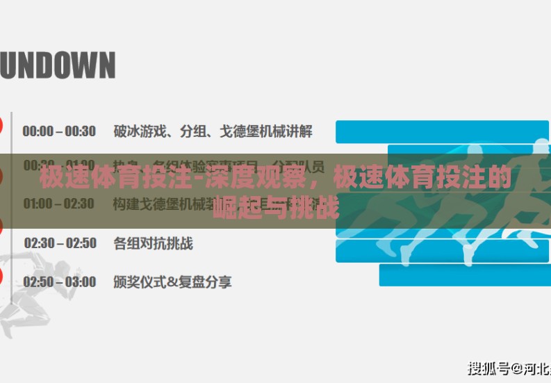 极速体育投注-深度观察,极速体育投注的崛起与挑战 极速体育投注-深度观察,极速体育投注的崛起与挑战